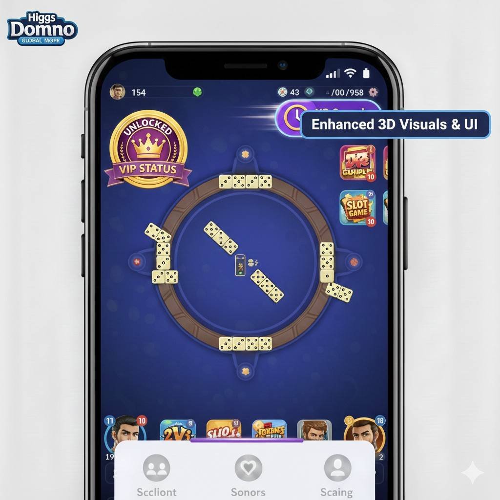 enhanced 3d visuals and ui in higgs domino global mod apk