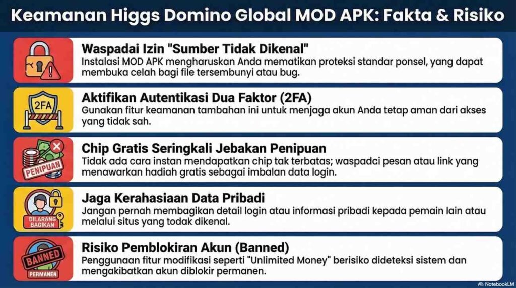 Apakah Higgs Domino Global MOD APK aman