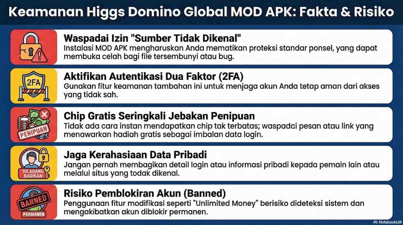 Apakah Higgs Domino Global MOD APK aman