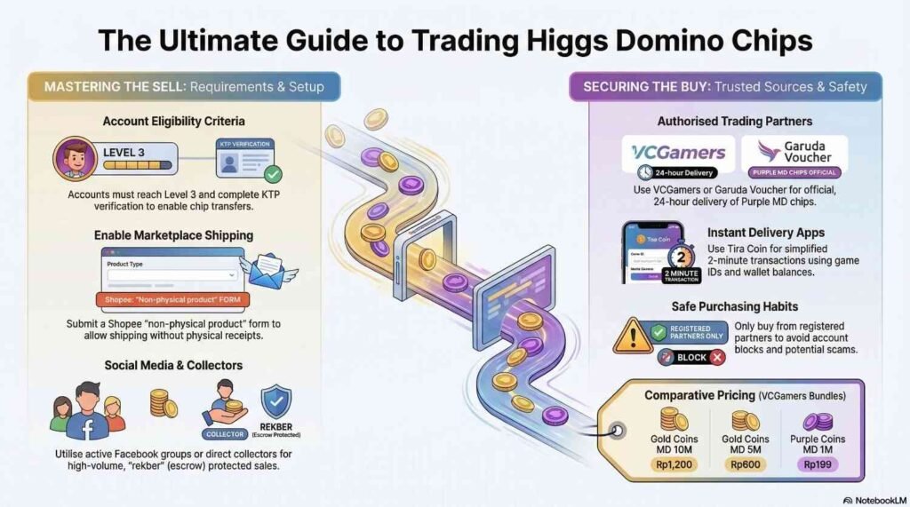 Cara Jual Chip Higgs Domino