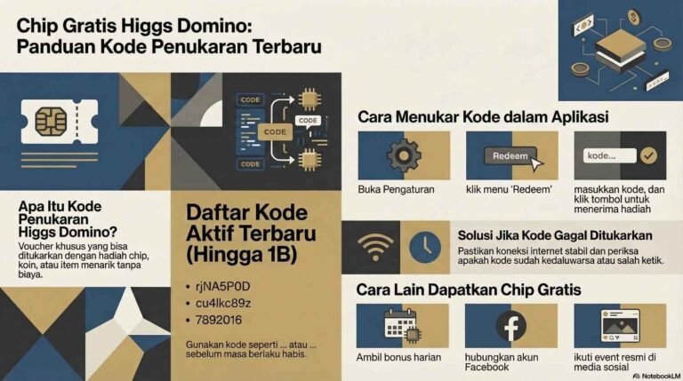 Kode Penukaran Higgs Domino Island Aktif (Maret 2026)